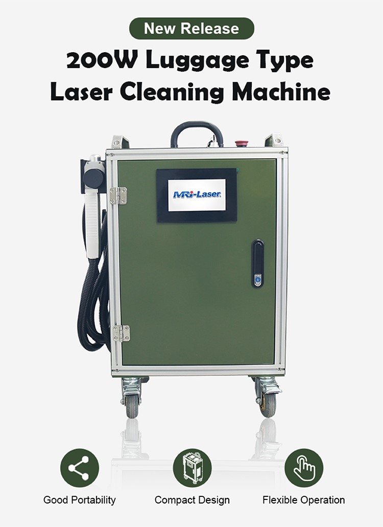 200W Luggage Type Laser Cleaning Machine 200W Luggage Type Laser Cleaning Machine