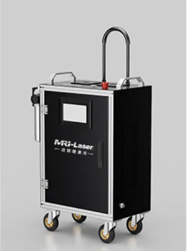 Laserový čistiaci stroj MOPA na odstraňovanie laku na drevo