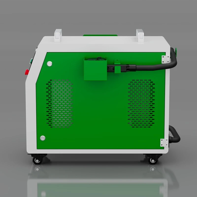 Suitcase 1200 Watt Portable Laser Cleaning Machine Large Rusty Iron Steel Pipe
