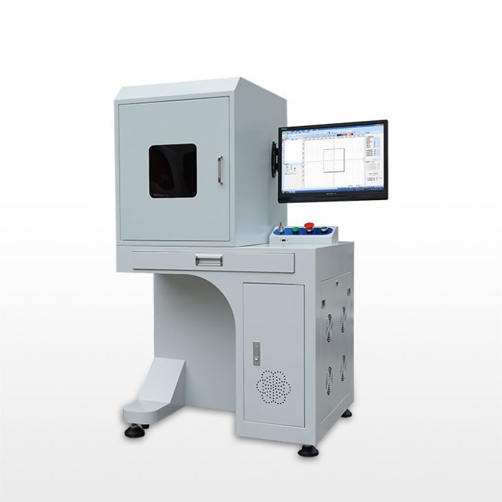 Lacné plne uzavreté skrine Fiber laserové značenie stroj 30W